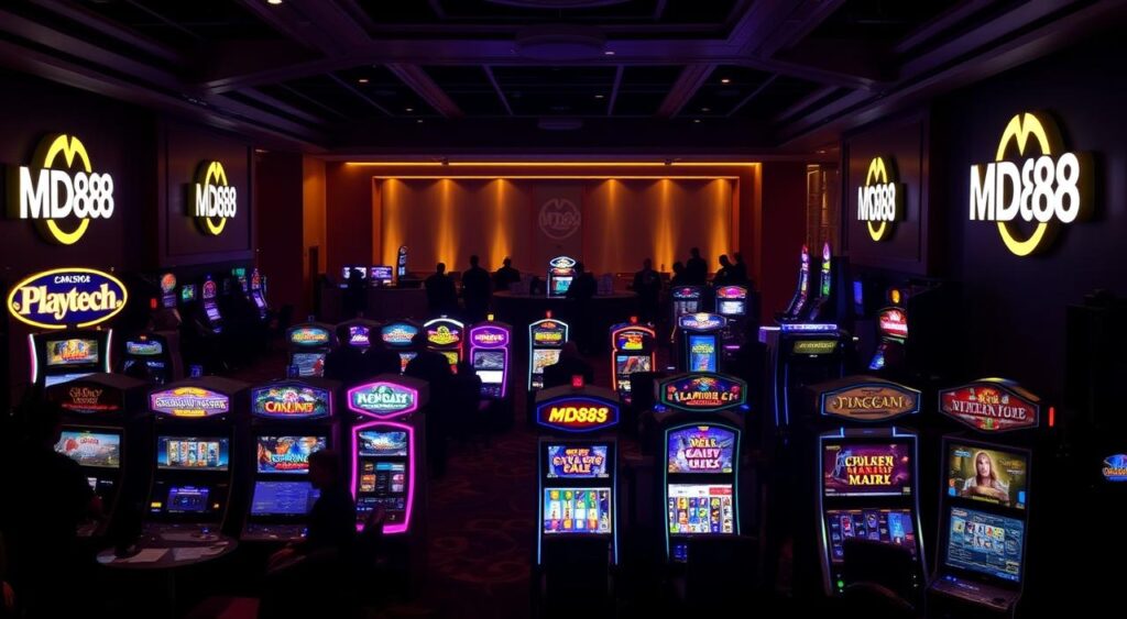 Playtech games at MD88 casino